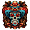 Cinco de Mayo Skull