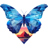 Blue Morpho Butterfly