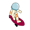 Longboarder Astronaut Longboard