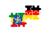 Ethiopie Allemagne Drapeau Ethiopien