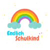 Endlich Schulkind Regenbogen Einschulung Geschenk