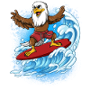 Surfeurs de vagues Surfeurs Surfeurs