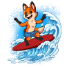 Wave surfers Surfers Surfers