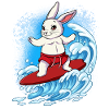 Wave surfers Surfers Surfers