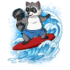 Wave surfers Surfers Surfers