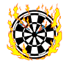 Dartboard in Flames - Dart Player