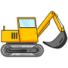Bagger Baustelle Baggerfahrer