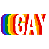 GAY SLOGAN LGBTQ+ PRIDE