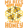 Funny Bee Beekeeper Apiarist Hive