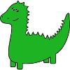 Kleiner freundlicher Dino