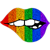 LGBTQ+ LIPS BITING PRIDE