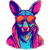 Nebula Dog with Sunglasses