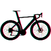 Funky neon road bike
