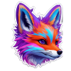 cute fox head 2