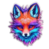 cute fox head 3