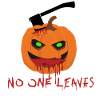 Halloween Pumpkin No one Leaves
