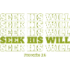 Seek His will