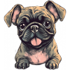 "Purrfectly Adorable" Dog Design