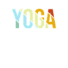 Lettrage Yoga Rétro
