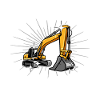 Bagger Baggerfahrer Baggern