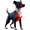 Dog Polygon Design