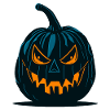 Glowing Jack-o'-Lantern Pumpkin Design