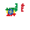 Ethiopia Italy Flag Ethiopia