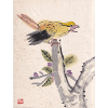 Chinesische Malerei gelber Vogel