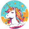 Rainbow unicorn