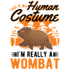 Wombat Human Costume Halloween