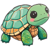 Totally cute turtle