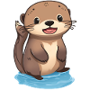Totally cute otter