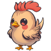 Totally cute chicken