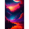 illustration of jupiter clouds