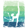 Gymnast Legs Retro Rhythmic Gymnastics