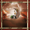 Lune steampunk avec chiot