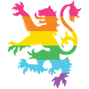 Pride Month LGBTQ - Schottischer LGBT-Löwe