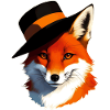 Fox with hat