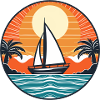 Sailboat Retro