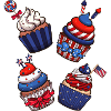 4th Of July Cupcakes