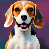 Pastel Doggy collection - Beagle