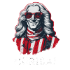 Patriotisk USA Griddy George Washington Murica