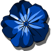 Blue flower