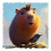 cute capybara