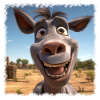 crazy donkey