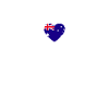 Australia Heartbeat Australian Flag