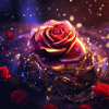 Crystal Red Rose