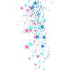 Stars, Drawing, Illustration,Blue,Star,Pink