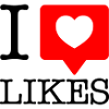 I Love Heart Likes