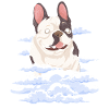 Frenchie Gift Clouds French Bulldog